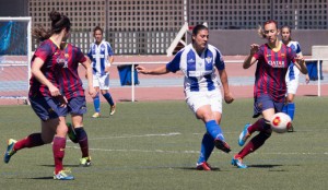 Martín-Prieto marcó los dos goles del Fundación Cajasol San Juan. / Foto: Juanma Arrazola.