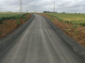 Otra imagen del camino de la Garcera. 