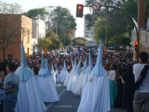 Un día espléndido de Domingo de Ramos, muy diferente a 2013. 