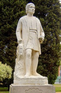 Estatua de Alonso Sánchez en Huelva / FOTO: www.es.wikipedia.org