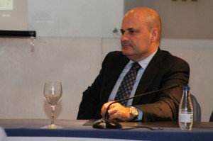 El director de HBN, Ramón Fernández Beviá, durante el acto. 