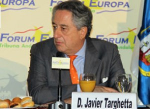 Javier Targhetta, en el acto. 