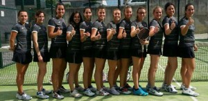 El equipo femenino de La Volea que opta al salto de categoría.