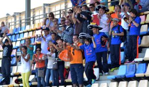 La hinchada mexicana se dejó notar en las gradas. / Foto: J. L. Rúa.