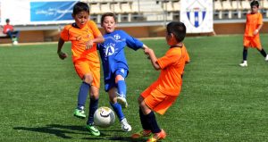 Tras el Mundialito, San Juan del Puerto toma el testigo en el fútbol base. / Foto: J. L. Rúa.