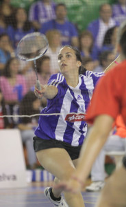 Haideé Ojeda, en plena acción. / Foto: Juanmi Canterla.