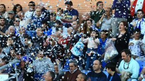 El Recre incentiva la presencia de niños en el estadio. / Foto: Josele Ruiz.