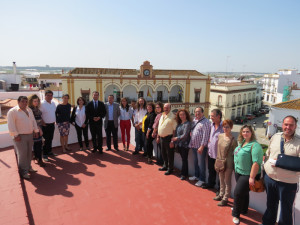 Los participantes del taller de Empleo 'Platero Viajero'. 