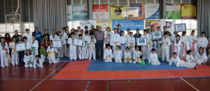 Los participantes en el Encuentro de Taekwondo en San Juan.