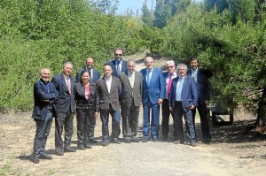 Visita Laguna I de Palos de Cepsa por parte de los miembros del Consejo de Admon. del  Puerto Huelva.