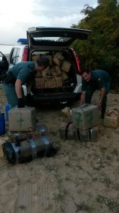 Agentes de la Guardia Civil, en un operativo. 