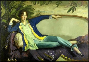 Gertrude Vanderbilt Whitney, pintada por Robert Henri, 1916. Fondos Museo Whitney.