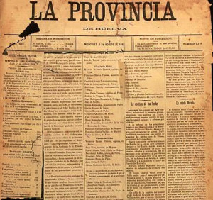 La noticia apareció en el diario onubense 'La Provincia', si bien sus posteriores capturas tendrían repercusión incluso en la prensa nacional.