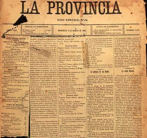 Su incursión en el mundo de la prensa vino de la mano del l diario 'La Provincia'.