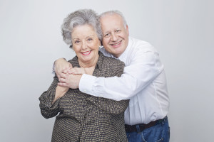 María Galiana con Juan Echanove. 