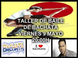 Cartel del taller de bachata. 