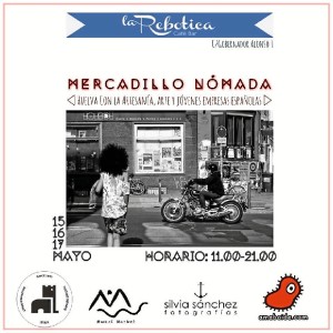 Cartel del Mercadillo-Nómada de Huelva.