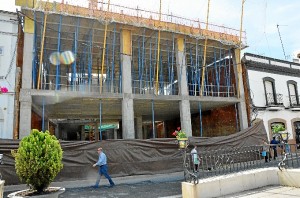 La sede del nuevo consistorio palermo va tomando forma. 