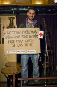 Dani Rovira, apoyando la campaña de captación de socios de Cruz Roja.