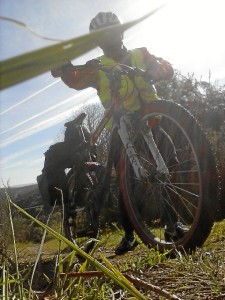 'Thatcher, la dama de hierro', la bici que ha llevado a este onubense de Huelva a Santiago. 