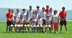 Los representantes del Coda, que han brillado en el Campeonato de Andalucía de Atletismo.