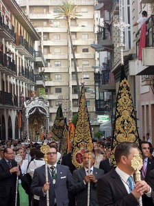 Representaciones delante de la carroza