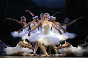 El lago de los cines Russian Ballet.