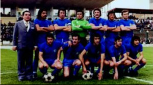 Once inicial del Recre en el histórico partido en Castellón: 14 de mayo de 1978. / Foto: Historia del Recre de Diego Becerril y Antonio La O.