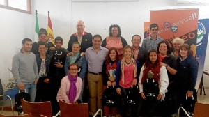 Foto de familia de los alumnos del curso de hostelería.