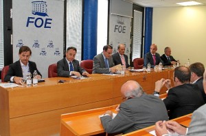 Reunión de la Junta Directiva de la FOE. / Foto: Moisés Núñez. 