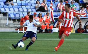 Ezequiel, muy bullidor en el tiempo que estuvo en el campo. / Foto: Josele Ruiz.