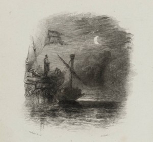 Land Discovered by Columbus, engraved by E. Goodall published 1834 by Joseph Mallord William Turner 1775-1851