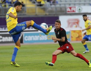 La calidad de Jonathan Valle se dejó ver en el estadio de Gran Canaria. / Foto: www.lfp.es.