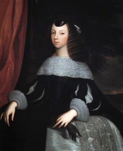 Catalina de Braganza. Reina consorte de Inglaterra. Hija de Luisa de Guzmán. Introdujo la costumbre del té en la corte britanica.