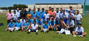 Protagonistas del homenaje a Paco Arconada.