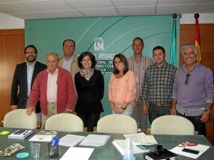 Reunión en la Junta de Andalucía. 