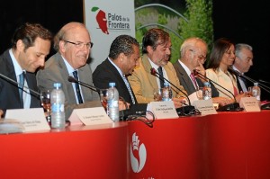 Mesa presidencial de la clausura del Congerso. / Foto: Moisés Núñez. 