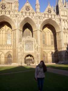 Rocío en la Catedral de Oxford. 