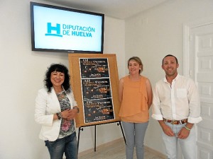 Presentación del cartel del Concurso Provincial de Fandangos en la Diputación de Huelva.