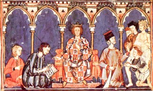 Alfonso X 'El Sabio' y su Corte.