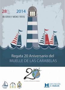 Cartel de la regata que tendrá lugar este sábado.