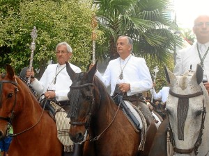 El presidente de la hermandad, Juan Ferrer. 