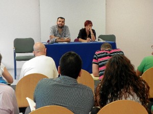 Presentación del libro 'A cielo abierto' de Ángel Romero en el Centro Penitenciario.