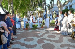 Salida de la Hermandad del Rocío de Palos. 