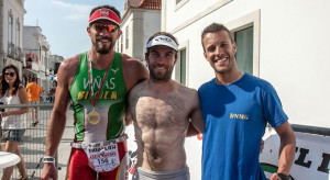 Podio en la categoría masculina del Iberman. / Foto: J. Losa.