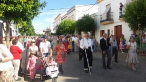 Recorrido por las calles de Moguer. 