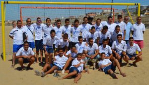 El Rusadir FC, gran vencedor del torneo de fútbol playa celebrado en Punta Umbría.