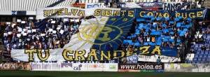 La afición del Recre estará el domingo con su equipo en el decisivo partido ante el San Fernando.