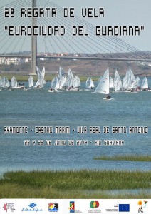 Cartel anunciador de la Regata en Ayamonte.