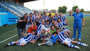 El CD Sordos Huelva, tras proclamarse campeón de España.